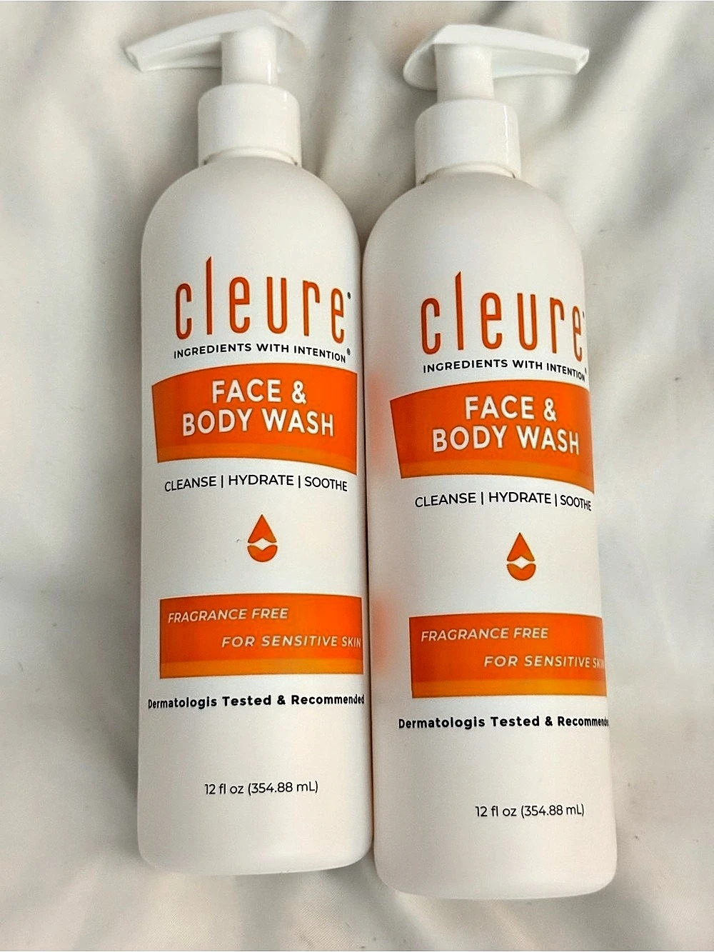 Cleave Face & Body Wash Fragrance-Free 2-Pack